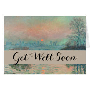 Monet Sunset on the Seine Fine Art Impressionism