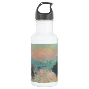 Monet Sunset Seine Fine Art Impressionism 532 Ml Water Bottle