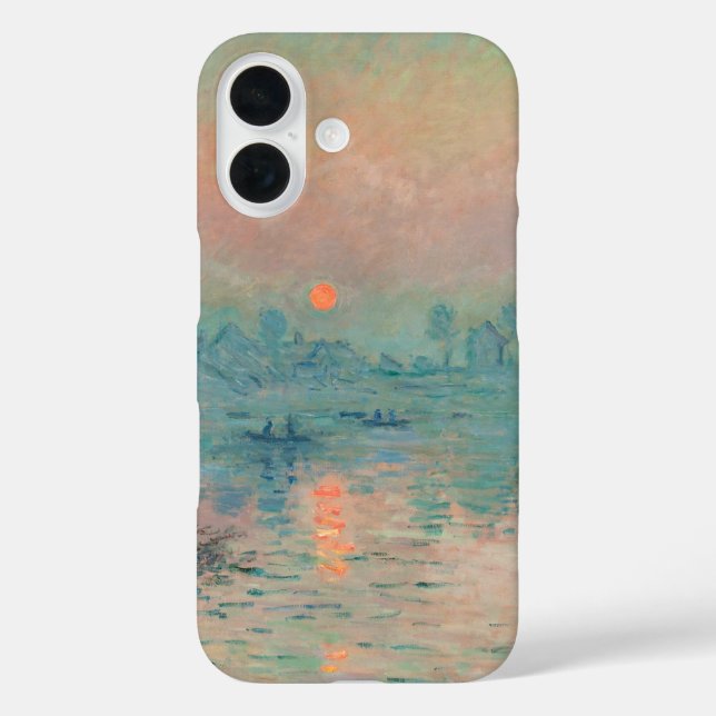 Monet Sunset Seine Fine Art Impressionism  Case-Mate iPhone Case (Back)