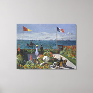 Monet - Terrace at Sainte Adresse Canvas Print