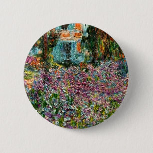 Monet The Artist’s Garden at Giverny 6 Cm Round Badge