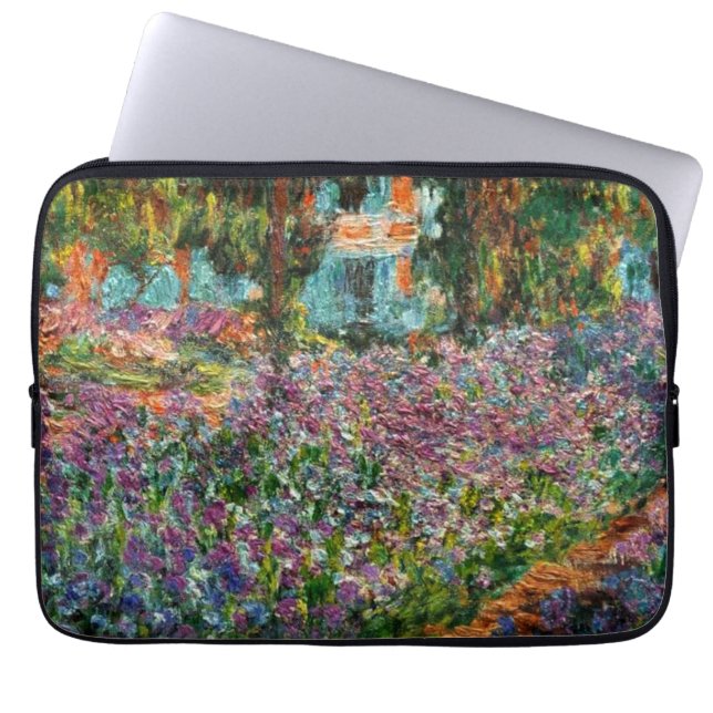 Monet The Artist’s Garden at Giverny Laptop Sleeve (Front)