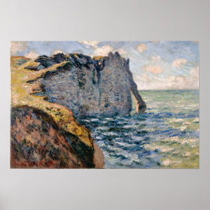 Monet - The Cliff Of Aval Etretat Poster