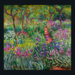 Monet - The Iris Garden At Giverny 1900 Poster<br><div class="desc">The Iris Garden At Giverny 1900 by Claude Monet. For more poster-ready images from Zedign Art Series Book 3 "Claude Monet - Paintings & Drawings  Vol 2",  visit https://books.zedign.com/zas/3.html</div>