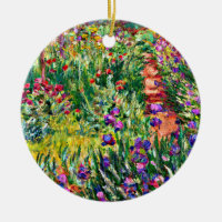 Monet - The Iris Garden at Giverny