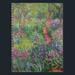 Monet “The Iris Garden at Giverny” Notebook<br><div class="desc">Monet was a founder of French Impressionist painting, of which “The Iris Garden at Giverny” (painted between 1899 and 1900) is a beautiful example. It’s a celebration of colour, light and movement. When Monet purchased the Giverny estate, he redesigned the flower garden already planted on its grounds. His preference for...</div>