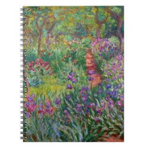 Monet “The Iris Garden at Giverny” Spiral Notebook