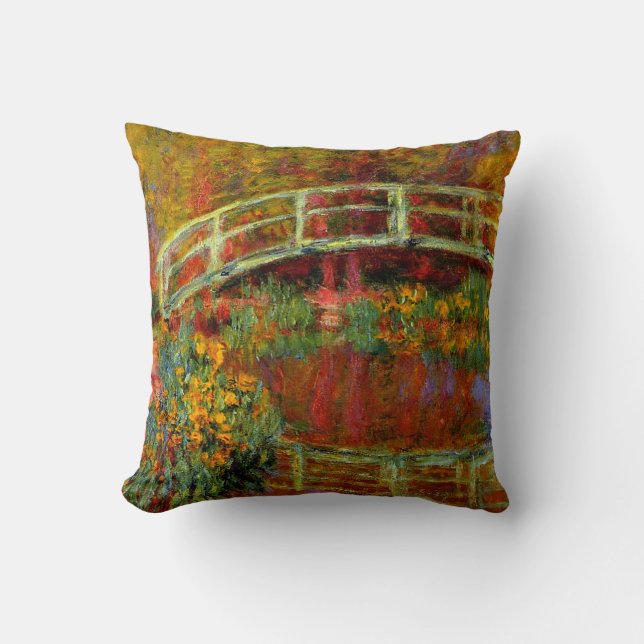 Monet - The Japanese Bridge Cushion (Front)