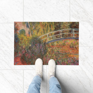 Monet The Japanese Bridge Lily Pond Doormat