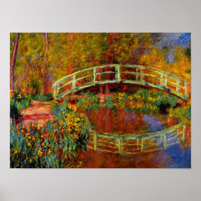 Monet - The Japanese Bridge Poster (Front)