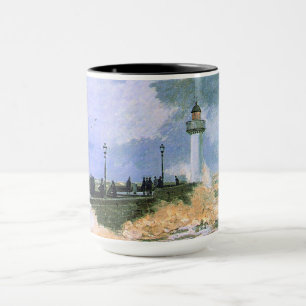Monet - The Jetty at Le Havre, Mug