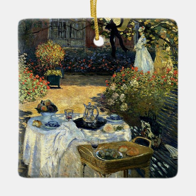 Monet - The Luncheon Ceramic Ornament (Front)