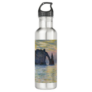 Monet - The Manneport, Cliff at Etretat, Sunset 710 Ml Water Bottle