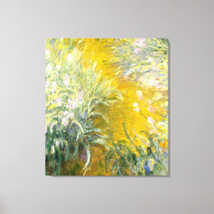 Monet,The Path through the Irises Canvas Print