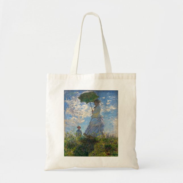 Monet The Promenade Woman with a Parasol Tote Bag (Front)