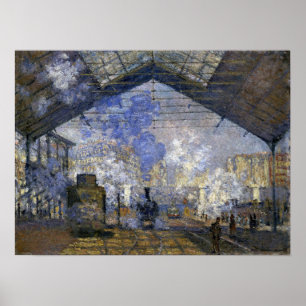 Monet - The Saint Lazare Station Poster