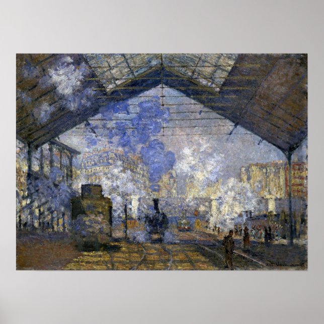 Monet - The Saint Lazare Station Poster (Front)