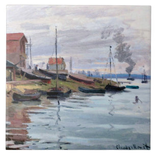Monet - The Seine at Petit-Gennevilliers Tile