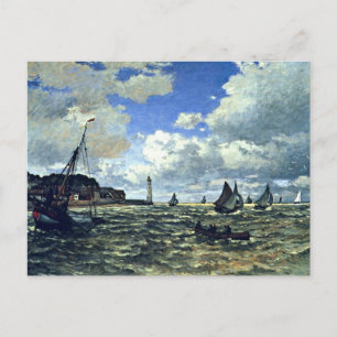 Monet - The Seine Estuary at Honfleur Postcard