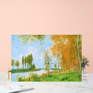 Monet - The Spring in Argenteuil, Acrylic Sign