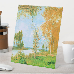 Monet - The Spring in Argenteuil, Pedestal Sign