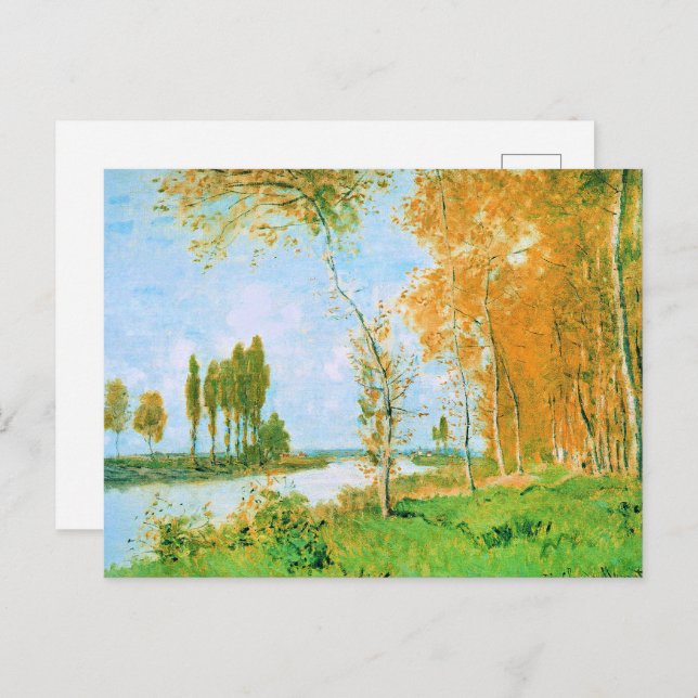 Monet - The Spring in Argenteuil, Postcard (Front/Back)