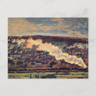 Monet - The Train, 1872, Postcard