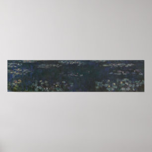 Monet - The Water Lilies Green Reflections Poster