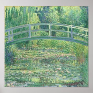 Monet-The Water Lily Pond Poster