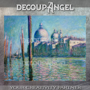 Monet- Venice, Le Grand Canal Decoupage Tissue Paper