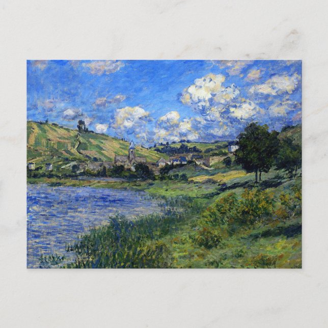 Monet - Vetheuil, Paysage Postcard (Front)