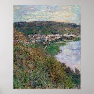 Monet - View Of Vetheuil Poster