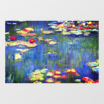 Monet Water Lilies<br><div class="desc">Window Cling featuring Claude Monet’s oil painting Water Lilies (1916). Beautiful pink,  purple,  and red water lilies floating in a serene pond. A great gift for fans of impressionism and French art.</div>