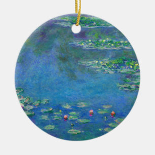 Monet Water Lilies 1906 Ceramic Tree Decoration
