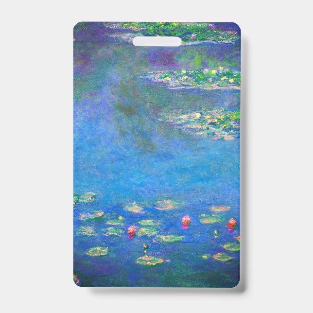 Monet Water Lilies 1906 ID Badge (Front)