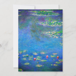 Monet Water Lilies 1906 Invitation