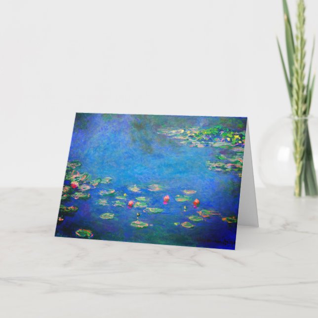 Monet Water Lilies 1906 Invitation (Front)