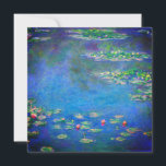 Monet Water Lilies 1906 Invitation<br><div class="desc">Card featuring Claude Monet’s oil painting Water Lilies (1906). A serene still life of the interplay between light and reflection upon beautiful water lilies in a pond. A great gift for fans of impressionism and French art.</div>