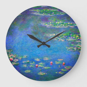 Monet Water Lilies 1906 Large Clock