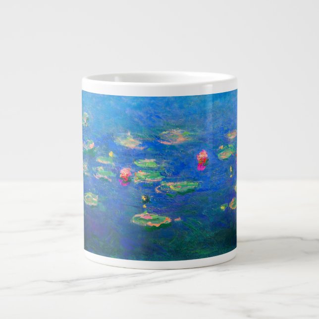 Monet Water Lilies 1906 Large Coffee Mug (Front)