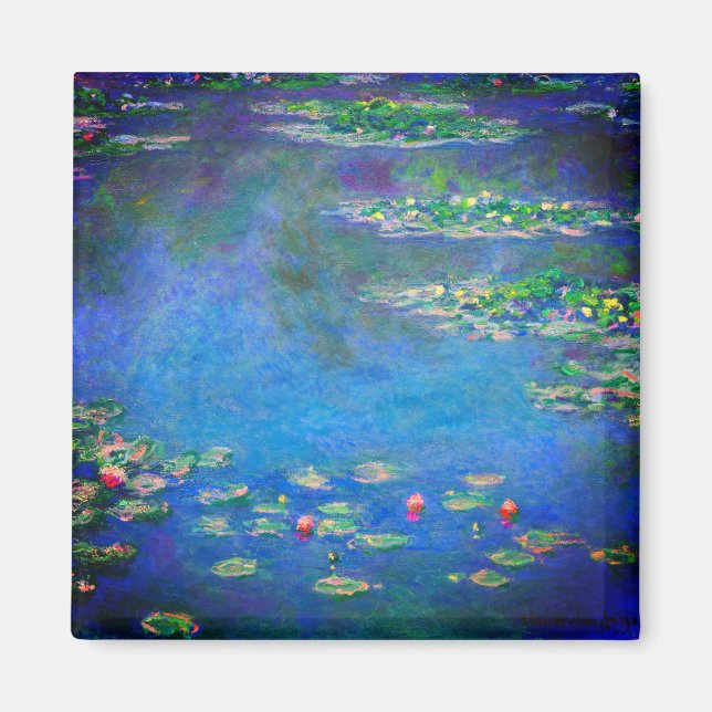 Monet Water Lilies 1906 Magnet (Front)