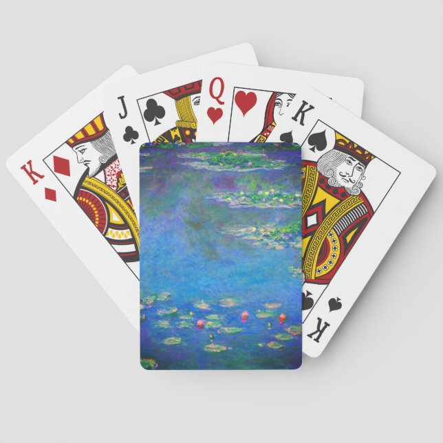 Monet Water Lilies 1906 Playing Cards (Back)