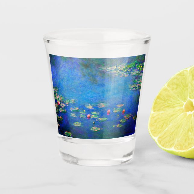 Monet Water Lilies 1906 Shot Glass (Front)