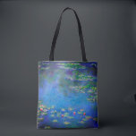 Monet Water Lilies 1906 Tote Bag<br><div class="desc">Tote Bag featuring Claude Monet’s oil painting Water Lilies (1906). A serene still life of the interplay between light and reflection upon beautiful water lilies in a pond. A great gift for fans of impressionism and French art.</div>