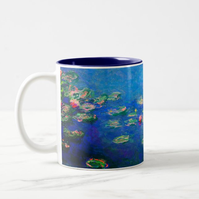 Monet Water Lilies 1906 Two-Tone Coffee Mug (Left)