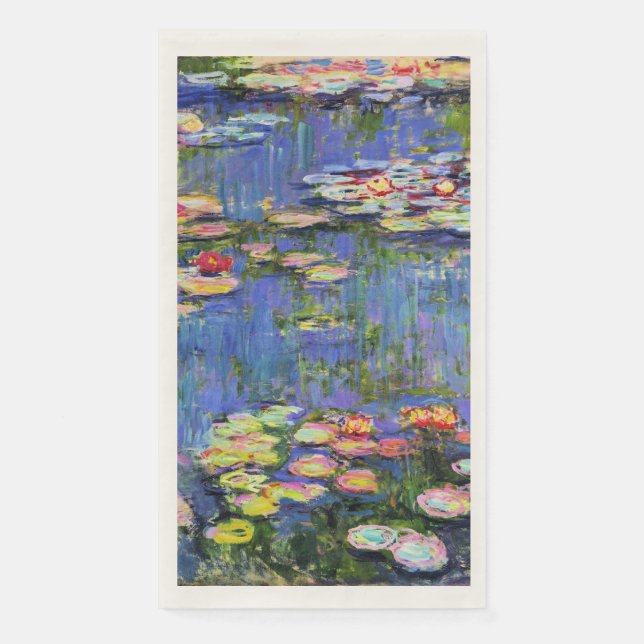 Monet - Water Lilies, 1916, Napkin (Front)