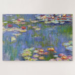 Monet Water Lilies 1916 Oil painting Jigsaw Puzzle<br><div class="desc">French impressionist Claude Monet remains renowned and beloved for the water lily paintings that he created at his garden pond at Giverny</div>