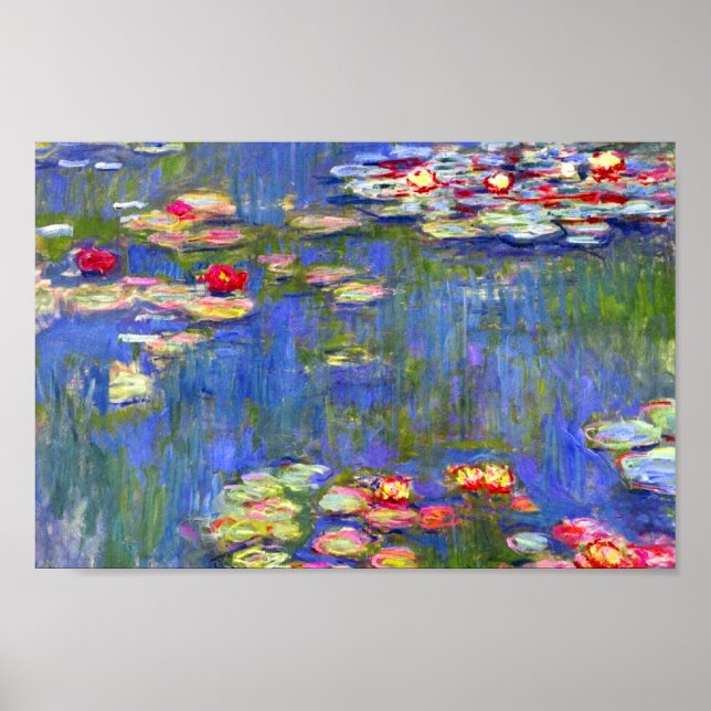 Monet Water Lilies 1916 Poster (Front)