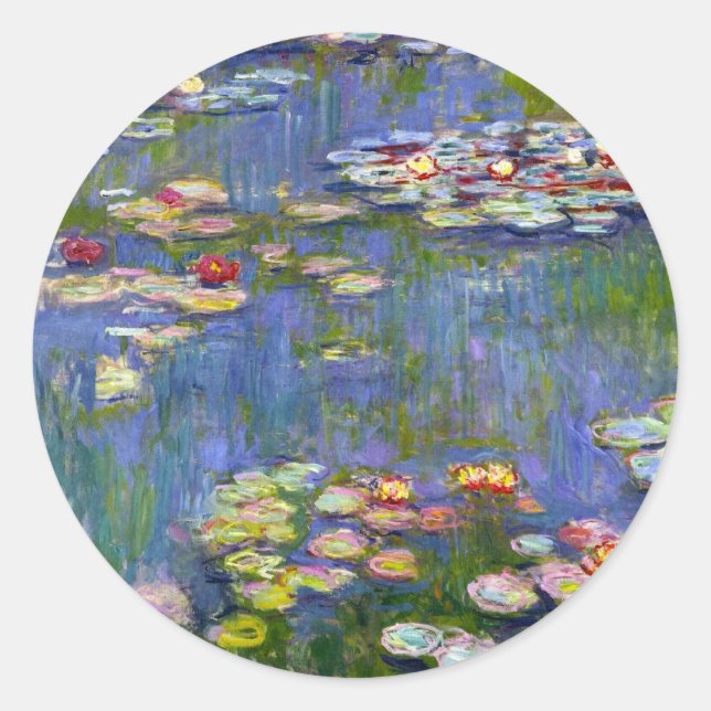 Monet Water Lilies 1916 Stickers (Front)