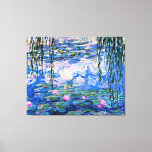 Monet - Water Lilies 1919, Canvas Print<br><div class="desc">Claude Monet's famous painting,  Water Lilies,  1919.</div>